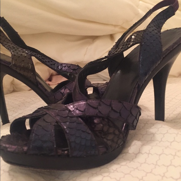 Stuart Weitzman Python strappy heels - Picture 5 of 8